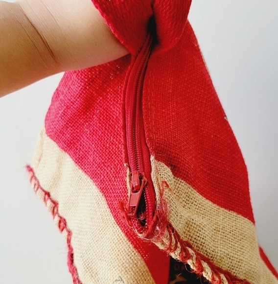 Basmati Rice burlap‎ sack medium size with zipper bag - Picture 2 of 3